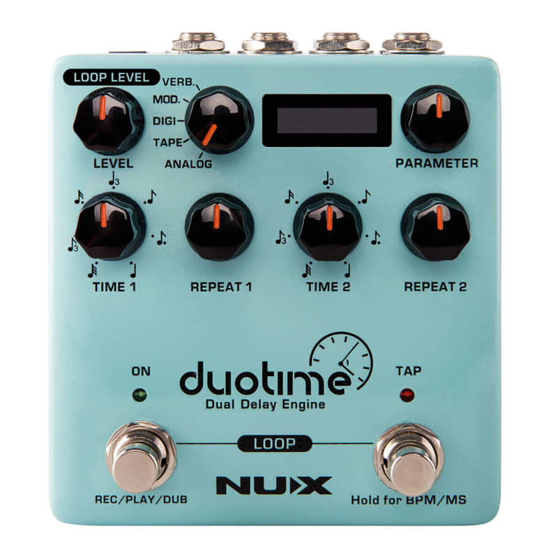 new 2023 NuX Duo Time Delay Delay - Effect Pedal