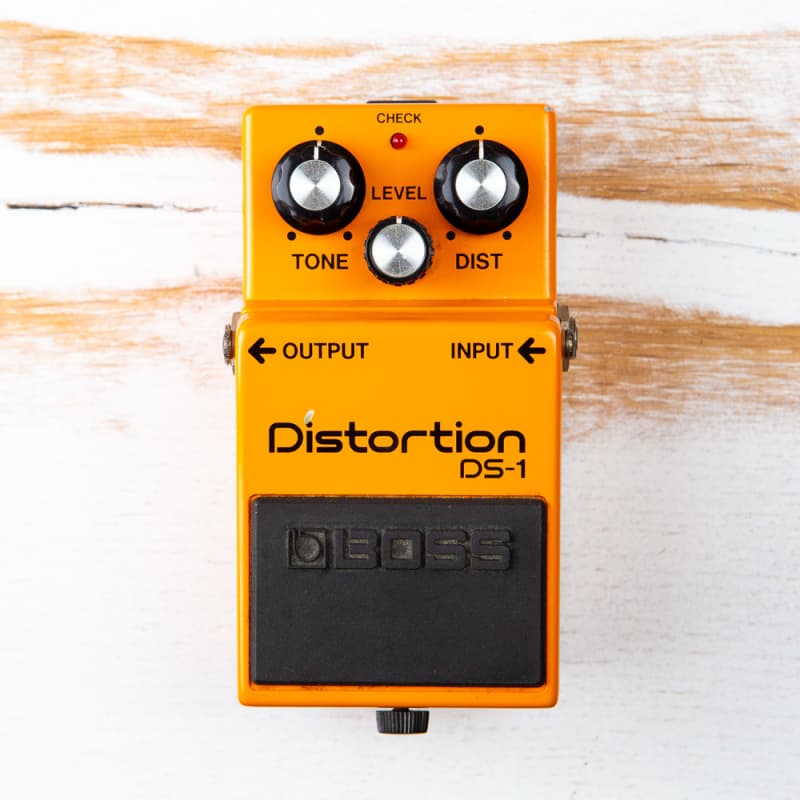 used 1982 - 1988 Boss DS-1 Distortion (Black Label) Orange - Effect Pedal