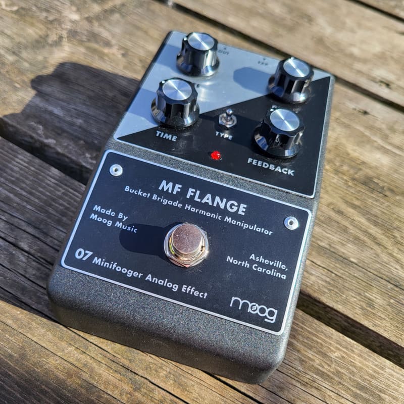 used 2010s Moog Minifooger MF Flange Black - Effect Pedal