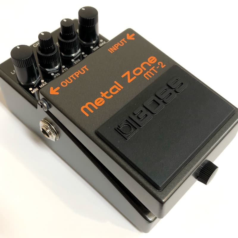 used 1991 - Present Boss MT-2 Metal Zone (Silver Label) Black - Effect Pedal