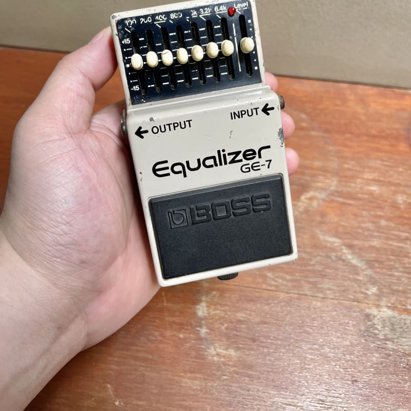 used 1981 - 1992 Boss GE-7 Equalizer (Black Label) Grey - Effect Pedal