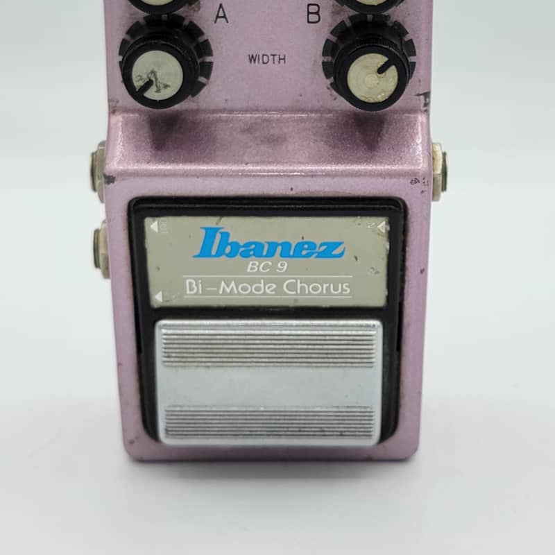 used 1980s Ibanez BC9 Bi-Mode Chorus Pink - Effect Pedal