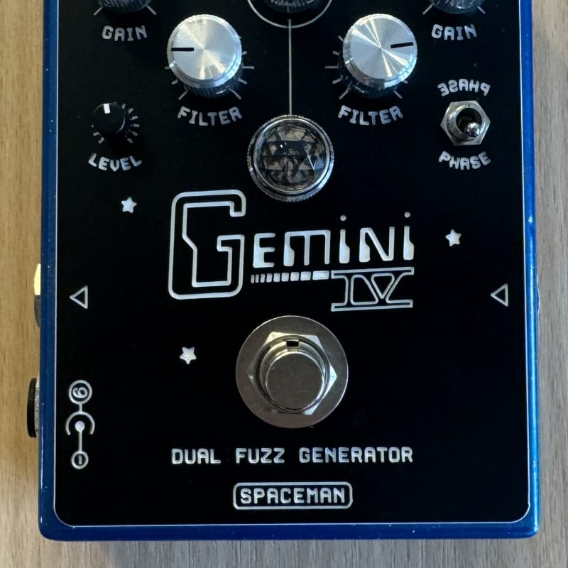 used 2019 - 2020 Spaceman Gemini IV Dual Fuzz Generator Blue Starlight - Effect Pedal