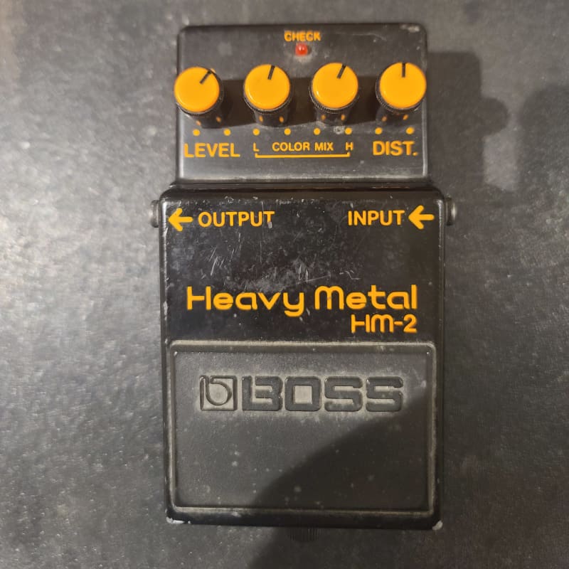 used 1988 - 1992 Boss HM-2 Heavy Metal (Black Label) Black - Effect Pedal