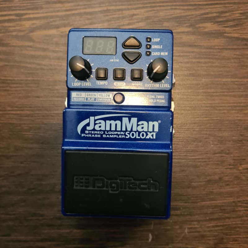 used 2010s DigiTech JMSXT JamMan Solo XT Blue - Effect Pedal