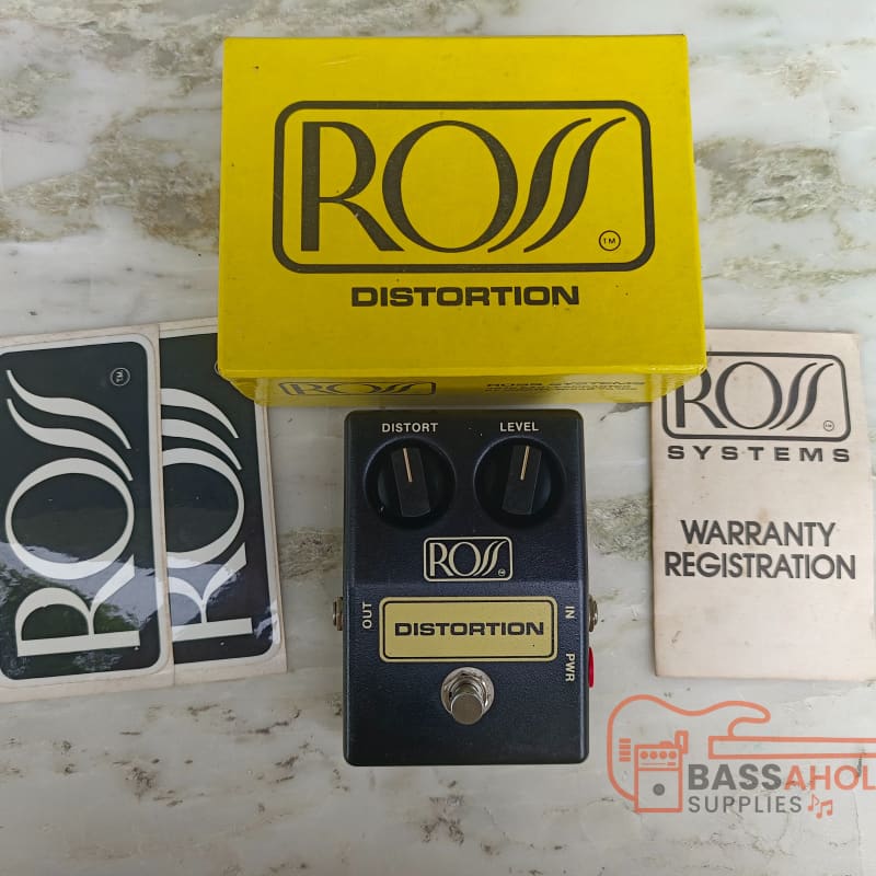 used 1980s Ross Distortion Black - Effect Pedal