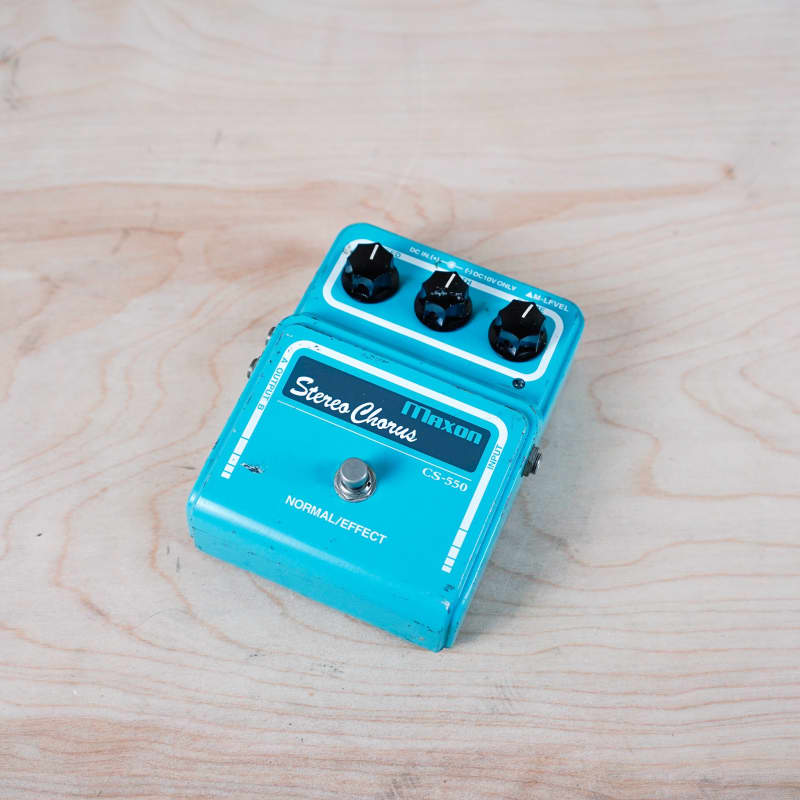 used 2000s Maxon Cs-550 Stereo Chorus Blue - Effect Pedal