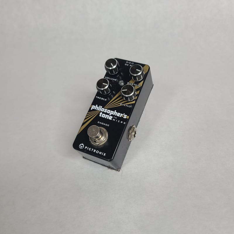 used 2010s Pigtronix Philosopher's Tone Micro Black - Effect Pedal