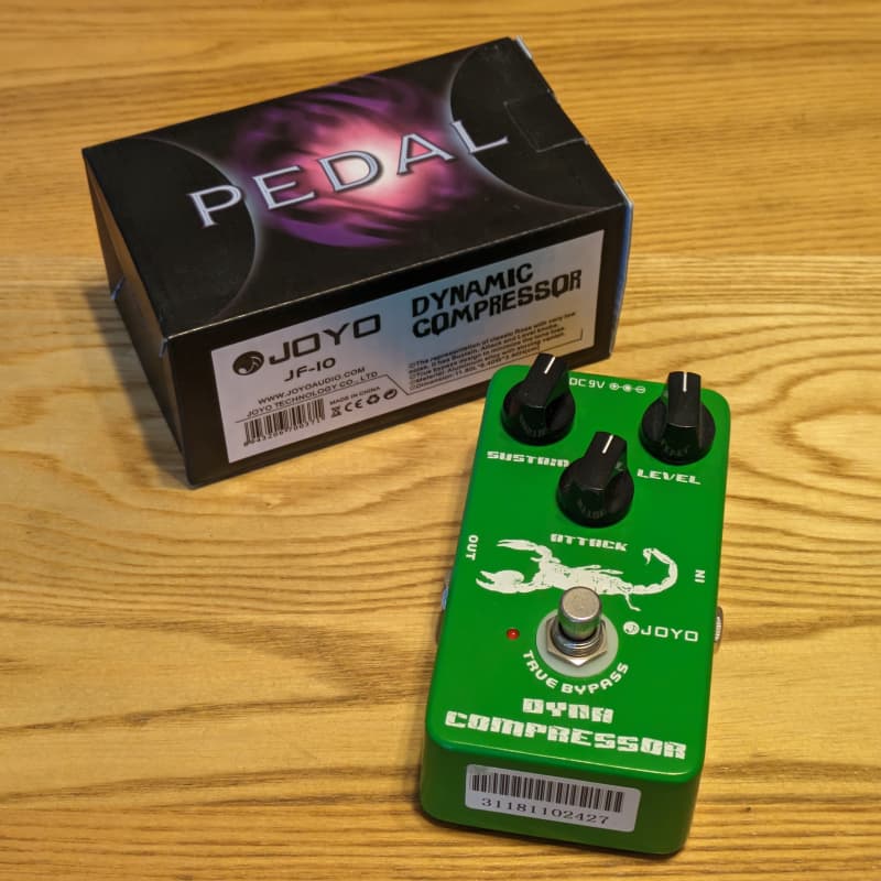 used 2010s Joyo JF-10 Dyna Compressor Green - Effect Pedal