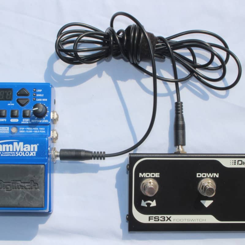 used 2010s DigiTech JMSXT JamMan Solo XT Blue - Effect Pedal