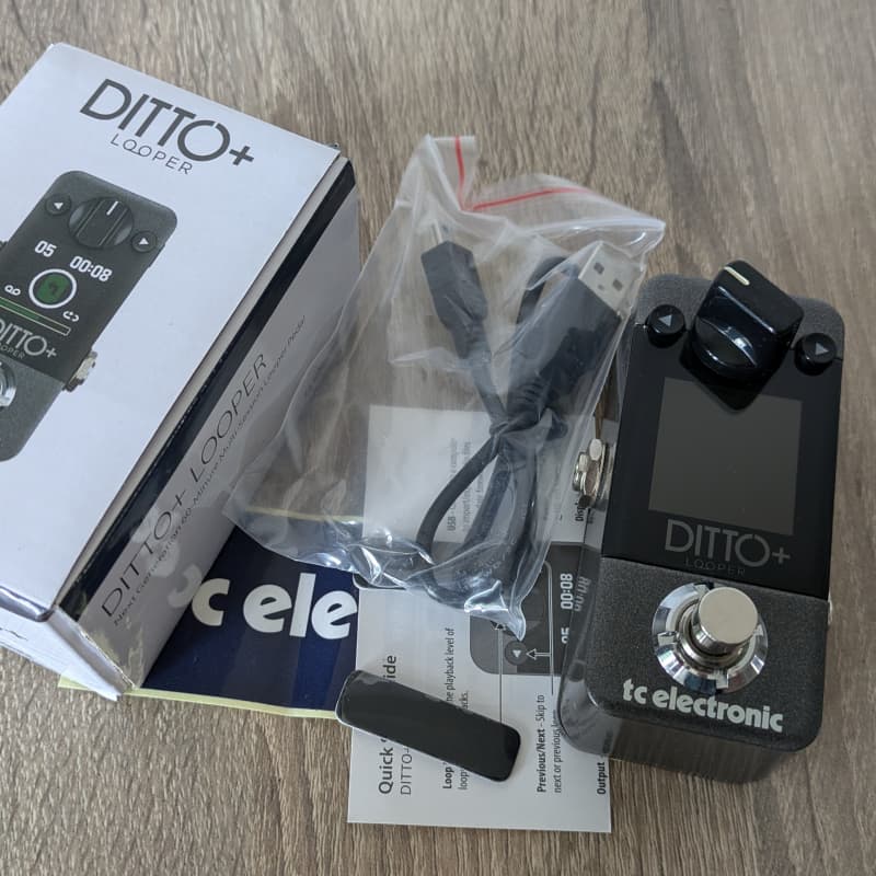 used 2020 - Present TC Electronic Ditto+ Looper Black - Effect Pedal