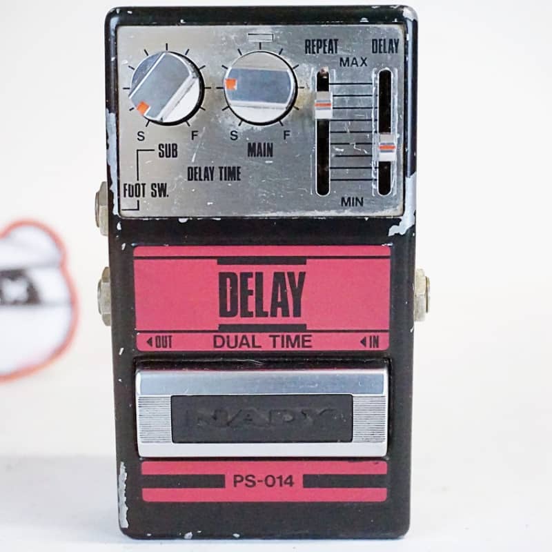 used 1980s Nady PS-014 Dual Time Delay Black - Effect Pedal