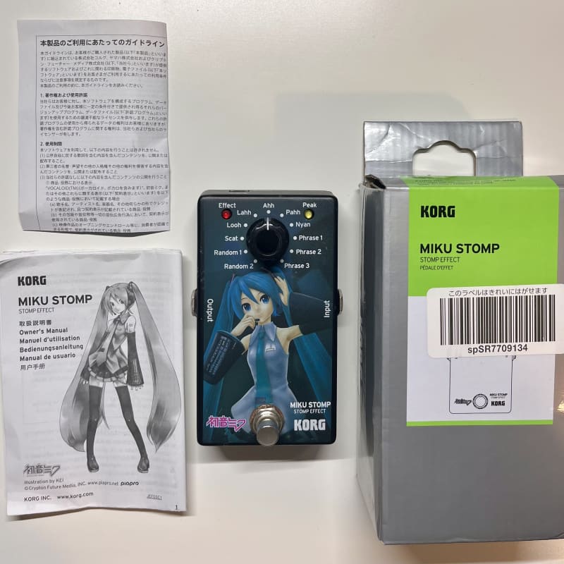 used 2010s Korg Miku Stomp Graphic - Effect Pedal