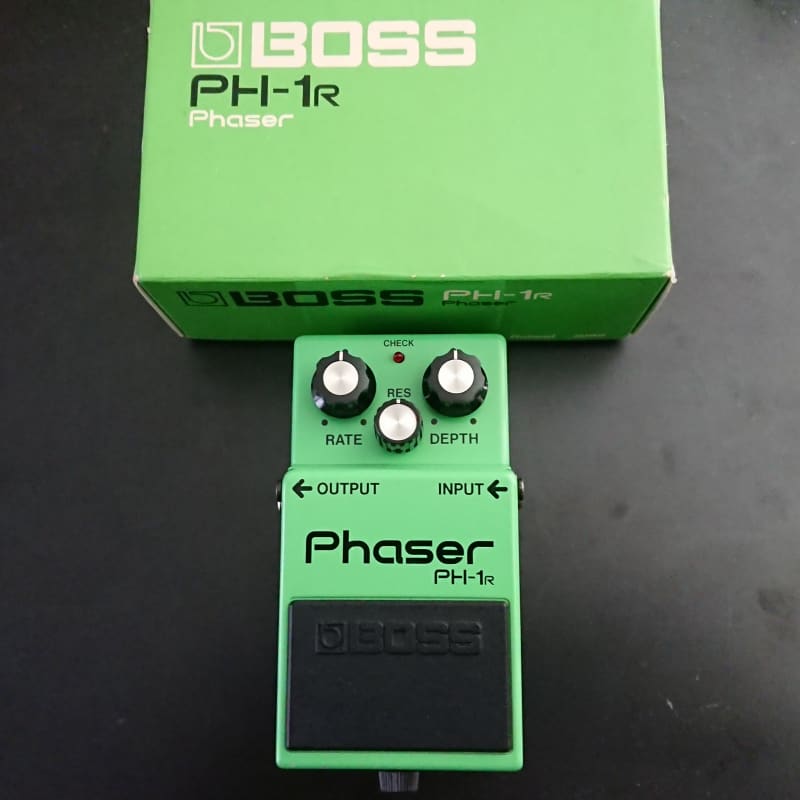 used 1980 - 1985 Boss PH-1R Phaser (Black Label) Green - Effect Pedal