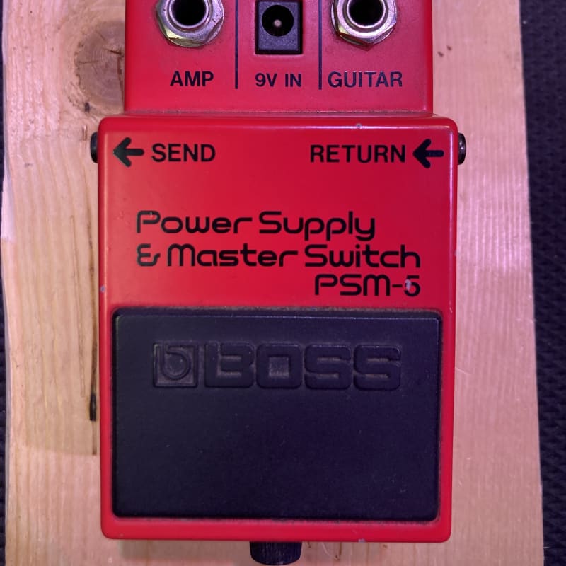 used 1991 - 1999 Boss PSM-5 Power Supply & Master Switch (Red L... - Effect Pedal