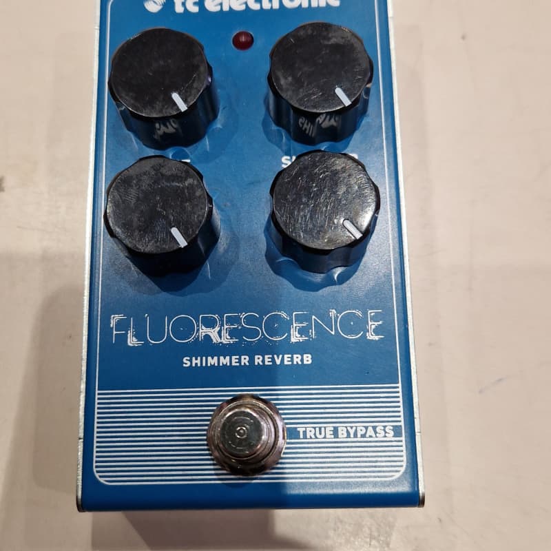 used 2019 - Present TC Electronic Fluorescence Shimmer Reverb Blue - Effect Pedal