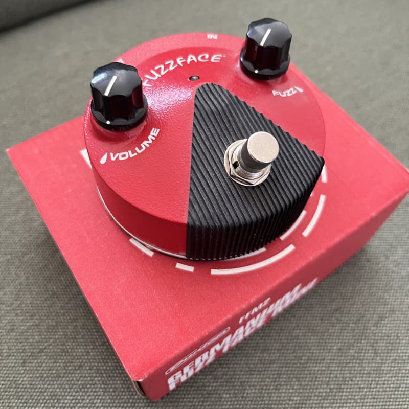 used 2014 - Present Dunlop FFM2 Germanium Fuzz Face Mini Red - Effect Pedal