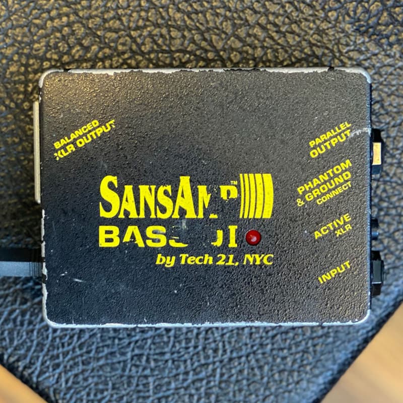 used Tech 21 SansAmp Bass DI Black – Effect Pedal