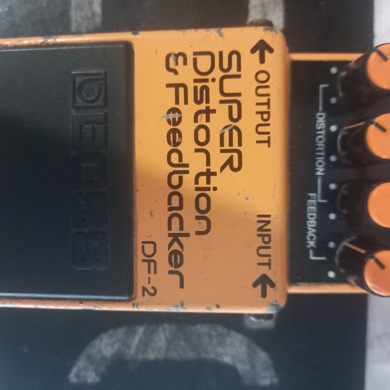 used 1984 Boss DF-2 Super Distortion and Feedbacker Orange - Effect Pedal