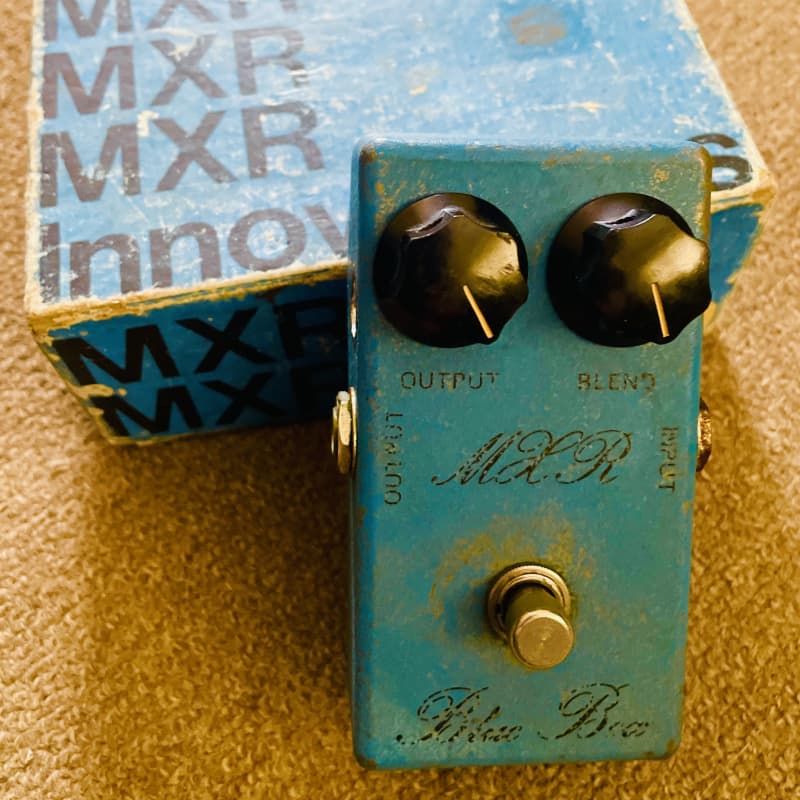 used 1974 MXR Script Blue Box Blue - Effect Pedal