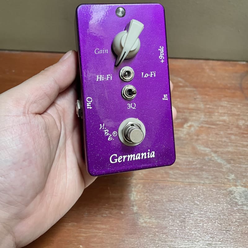 used 2010s HomeBrew Electronics Germania Treble Booster Purple - Effect Pedal