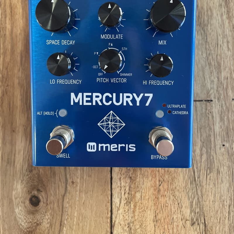 used 2010s Meris Mercury7 Reverb Blue - Effect Pedal