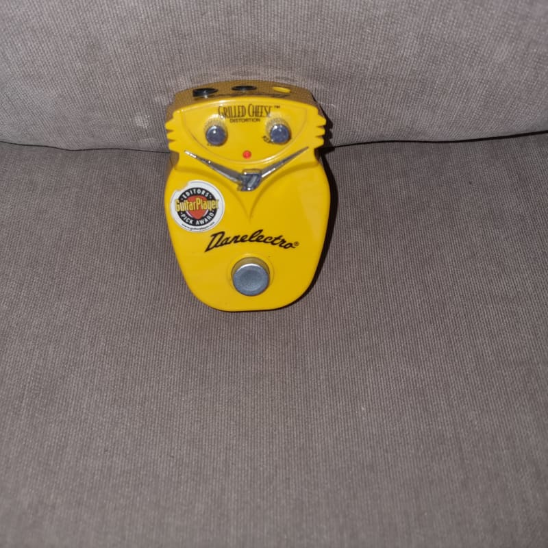 used 1990s Danelectro Grilled Cheese Distortion Yellow - Effect Pedal