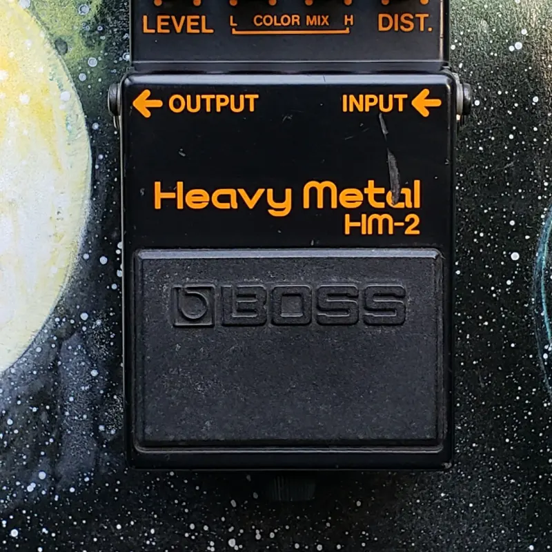 used 1989 Boss HM-2 Heavy Metal Distortion Black - Effect Pedal