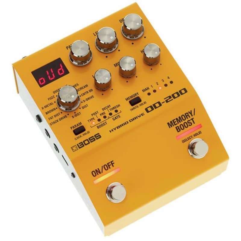 new 2019 - Present Boss OD-200 Overdrive Orange - Effect Pedal