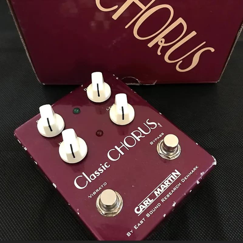 used 2010s Carl Martin Classic Chorus Fuchsia - Effect Pedal