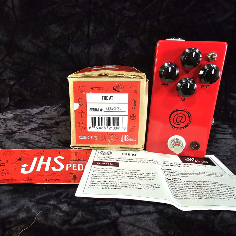 used 2016 - 2017 JHS @ The AT Andy Timmons Signature Drive Red - Effect Pedal