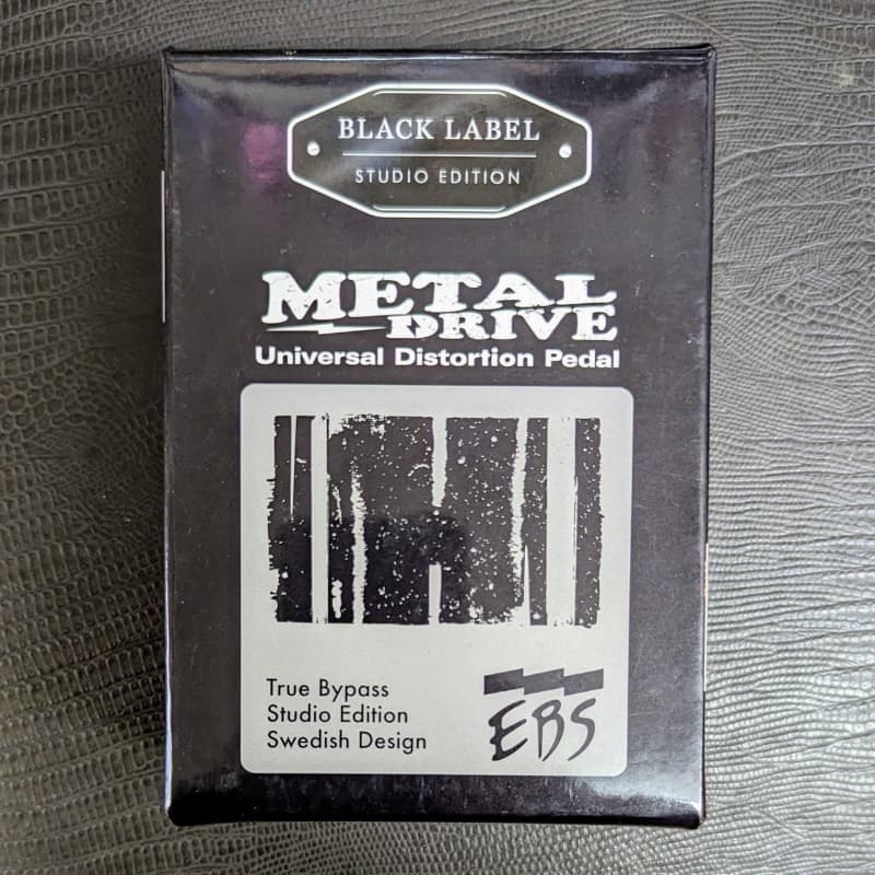 used 2010s EBS Metal Drive Studio Edition Black – Effect Pedal