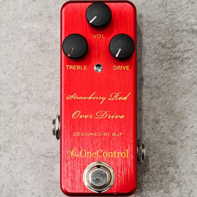 used 2010s One Control Strawberry Red Overdrive Strawberry Red - Effect Pedal