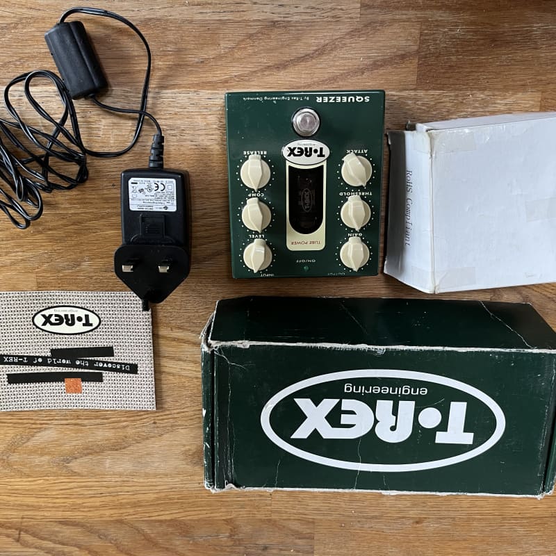 used 2000s T-Rex Squeezer Green - Effect Pedal