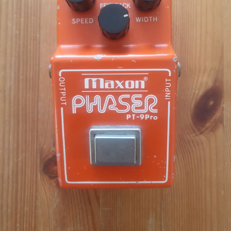 used 1980s Maxon PT-9 Pro Phaser Orange - Effect Pedal