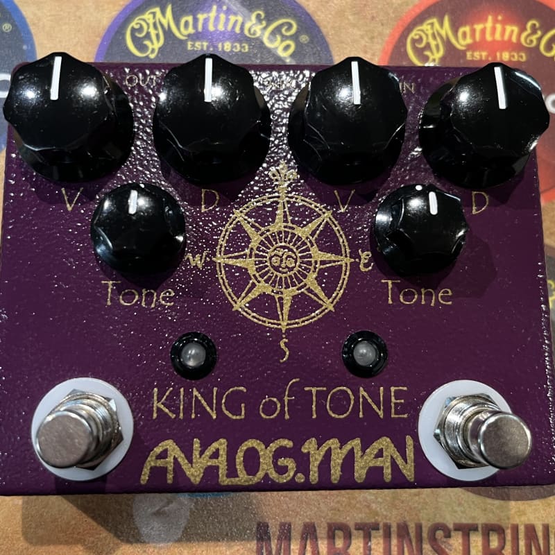 used 2010s Analogman King Of Tone V4 Graphic - Effect Pedal