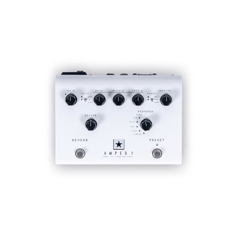 new Blackstar Dept. 10 AMPED 1 100W Amp Pedal White - Effect Pedal