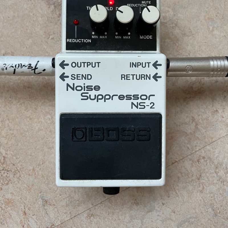 used 1989 - 2019 Boss NS-2 Noise Suppressor (Silver Label) White - Effect Pedal