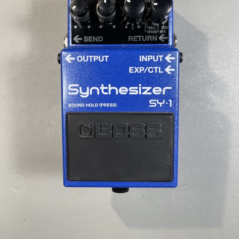 used 2019 - Present Boss SY-1 Synthesizer Blue - Effect Pedal