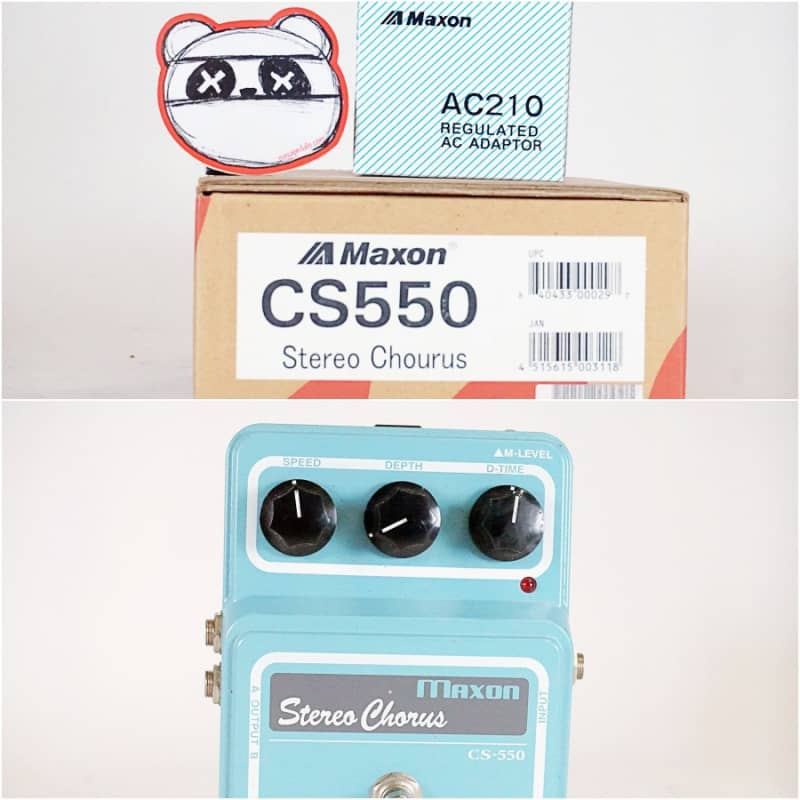 used 2000s Maxon CS-550 Stereo Chorus Blue - Effect Pedal