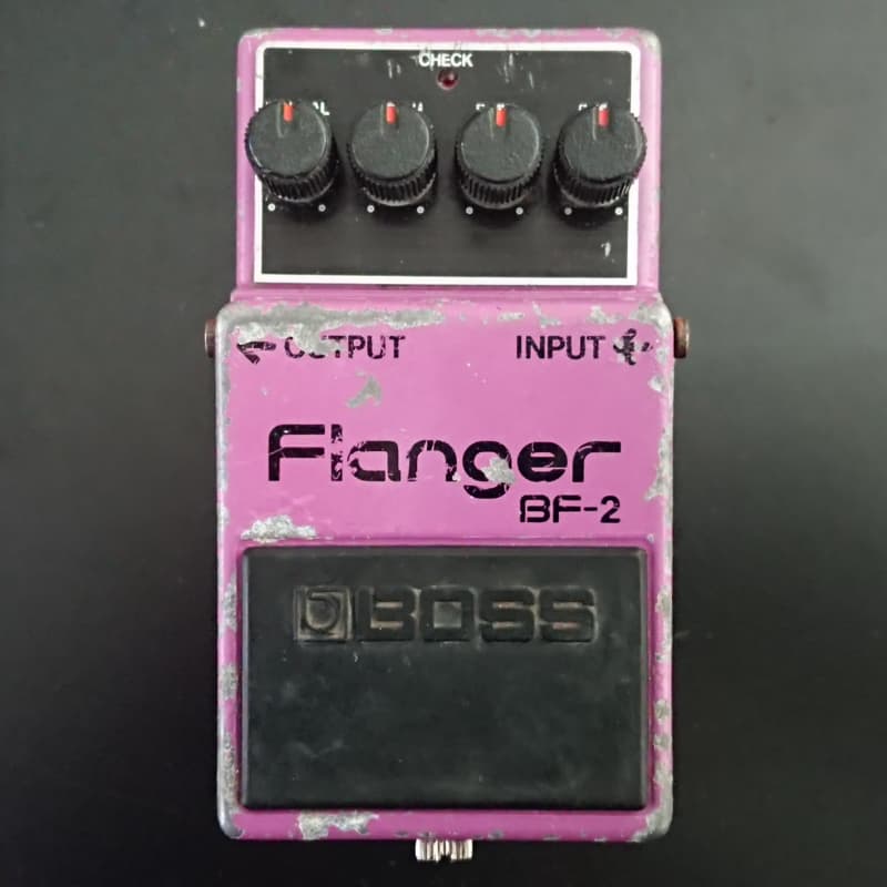 used 1980 - 1984 Boss BF-2 Flanger (Black Label) Purple - Effect Pedal