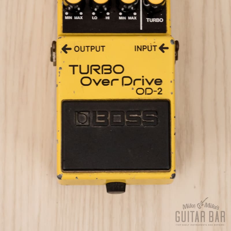 used 1988 Boss OD-2 Turbo Overdrive Yellow - Effect Pedal