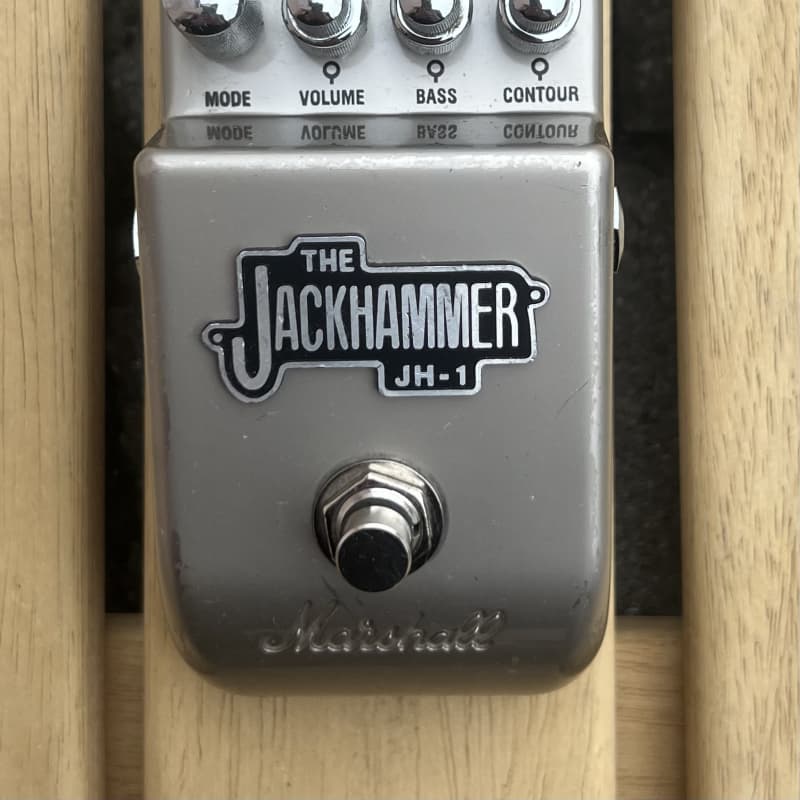 used 2010s Marshall JH-1 Jackhammer Distortion Pedal Silver - Effect Pedal