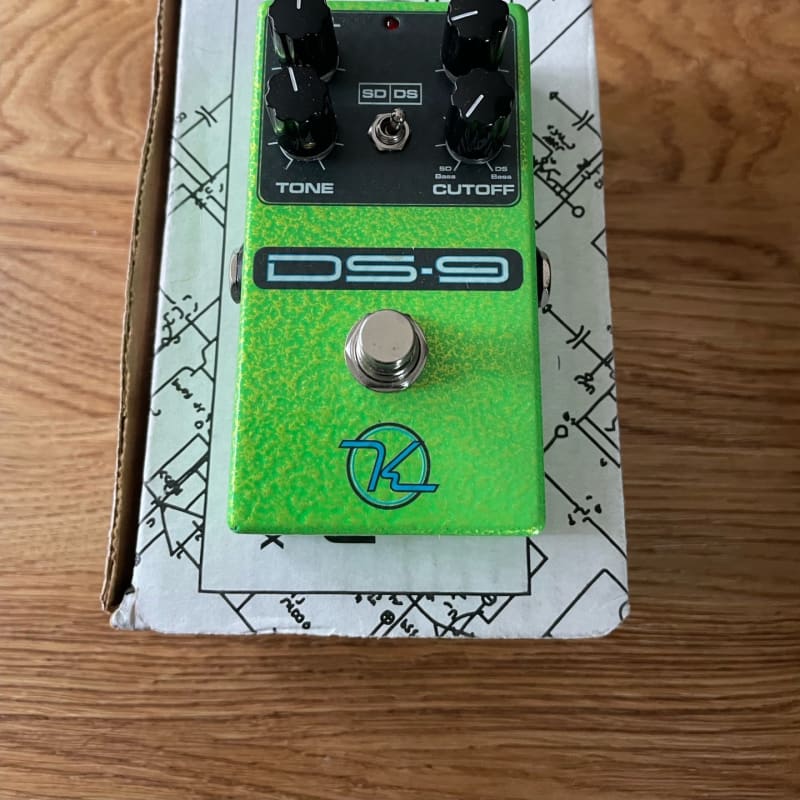 used 2010s Keeley DS-9 Distortion Green - Effect Pedal