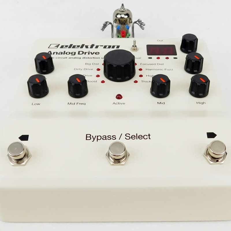 used 2010s Elektron Analog Drive White - Effect Pedal