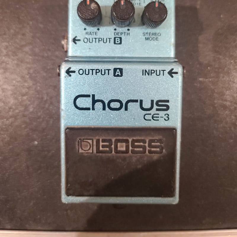 used 1982 - 1984 Boss CE-3 Chorus (Black Label) Blue - Effect Pedal