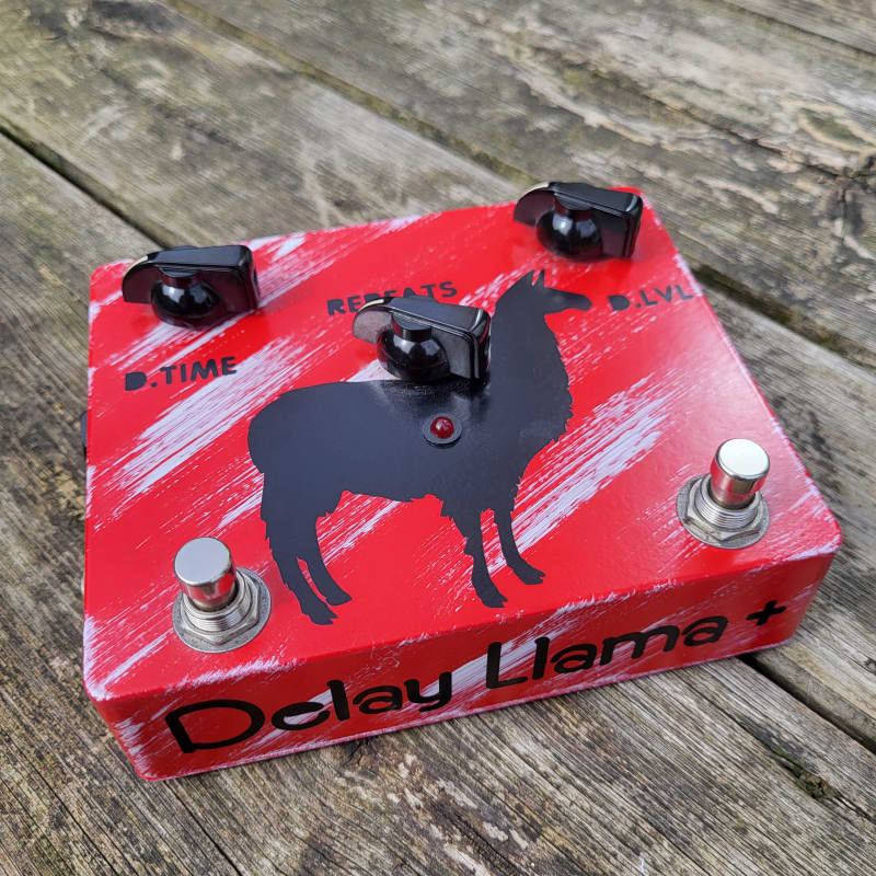 used 2010s JAM Pedals Delay Llama+ Hand Painted - Effect Pedal