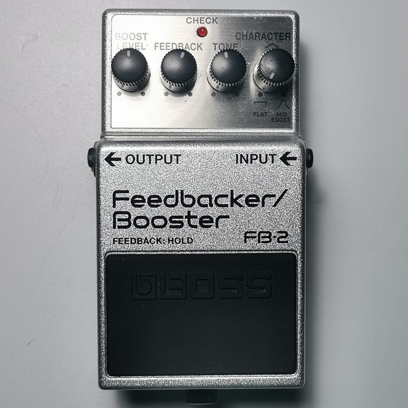 used 2012 Boss FB-2 Feedbacker/Booster Silver - Effect Pedal