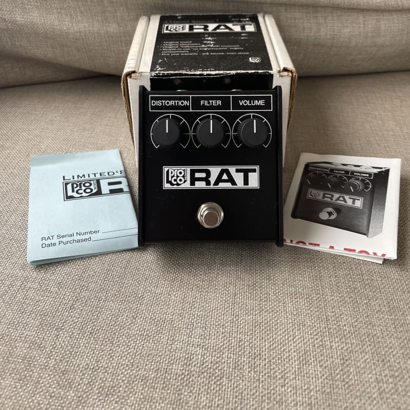 used 2010s ProCo RAT Whiteface Reissue Black - Effect Pedal