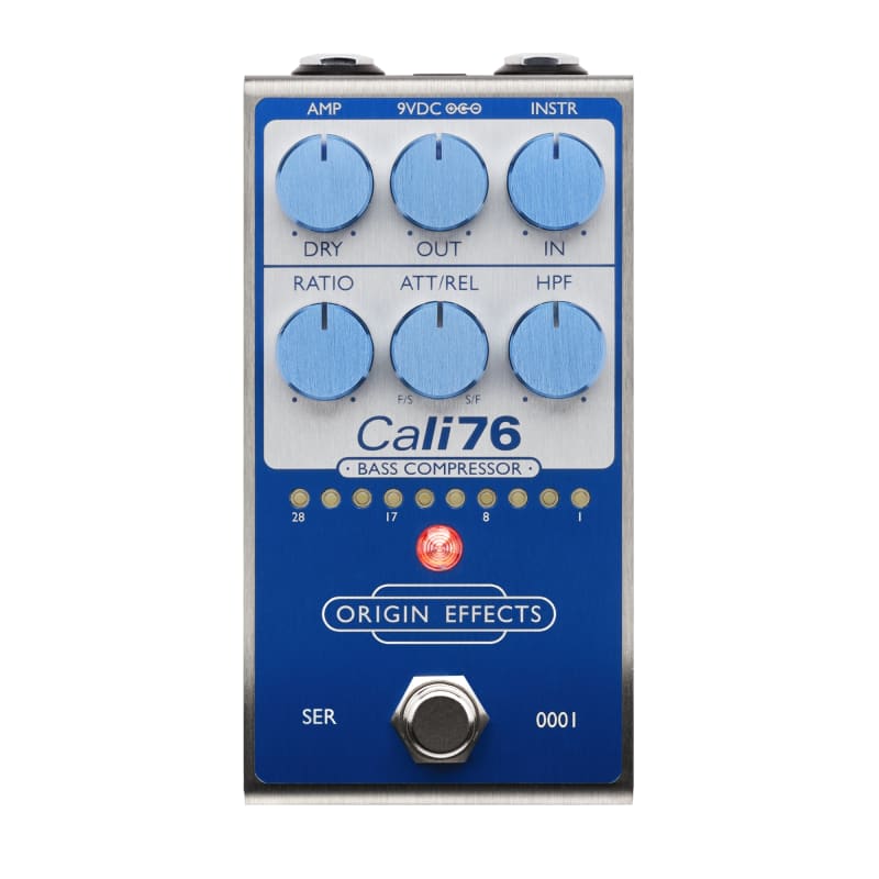 new Origin Effects Cali76 Bass Compressor Super Vintage Blue - Effect Pedal